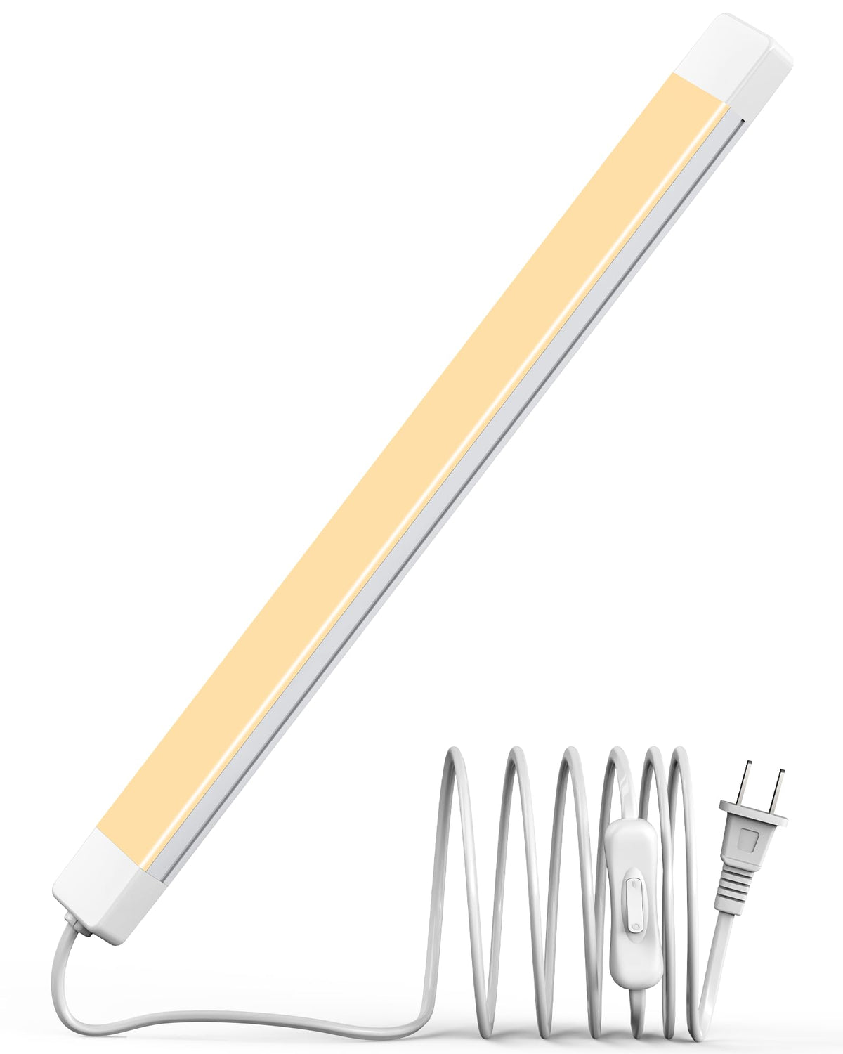 16" Under Cabinet LED Lights Plug in Workbench Light 700LM 2700K I197047