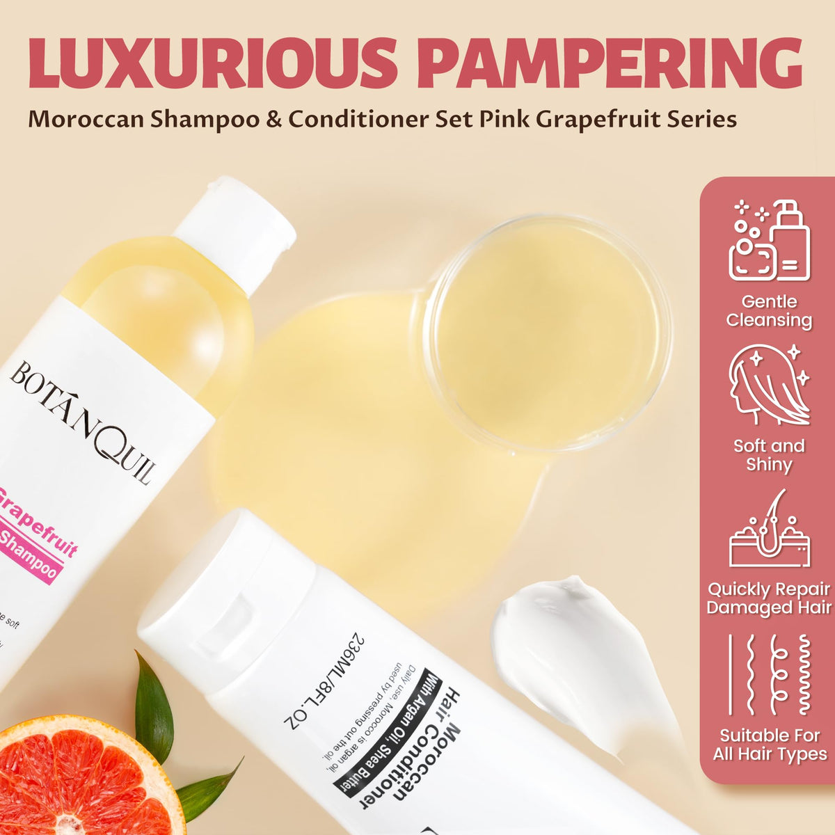 Argan Oil Shampoo and Conditioner Set Y486