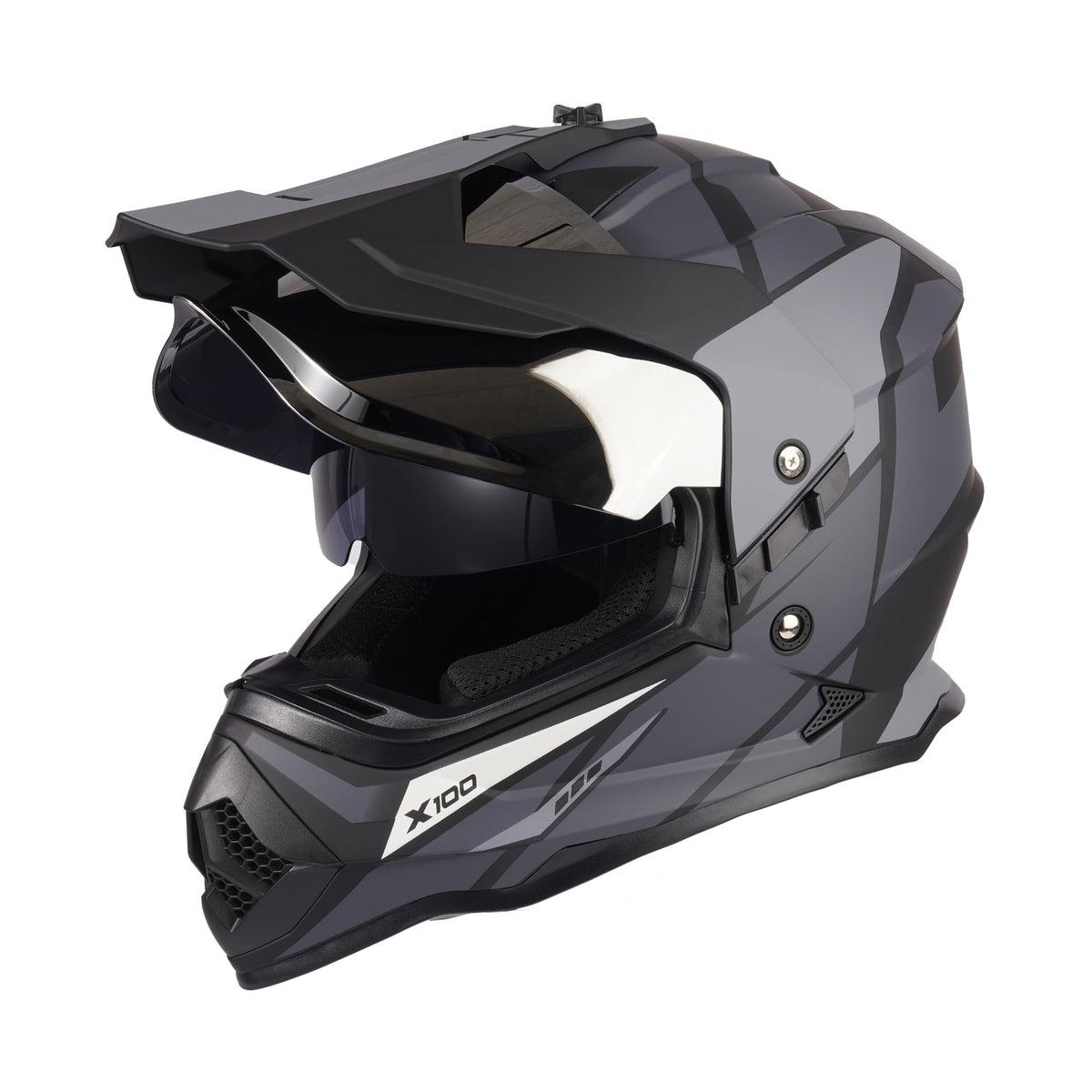 DOT Certified Dual Visor Motorcycle Helmet J6509