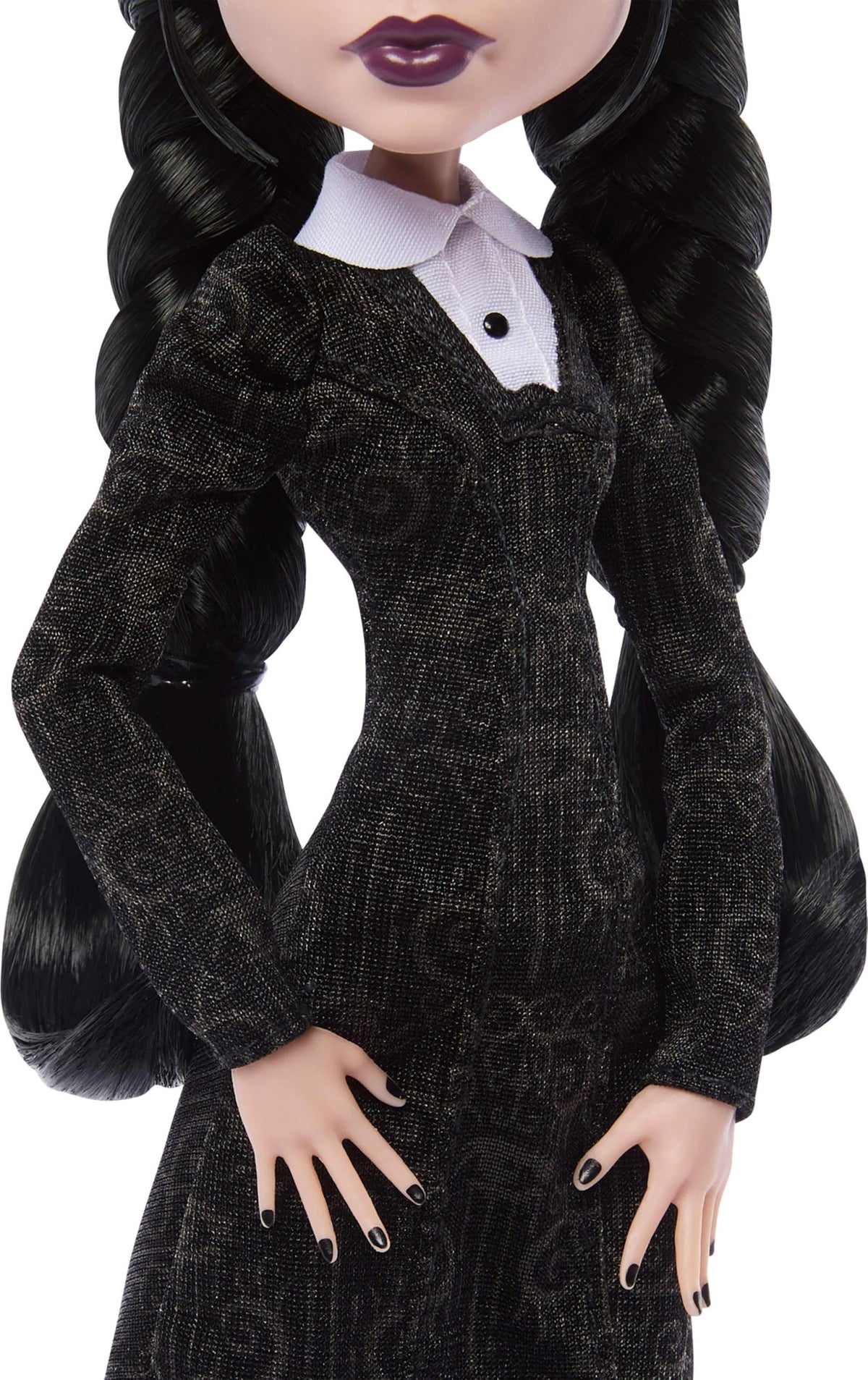 Black Dress Doll with Stockings and Accessories J79211