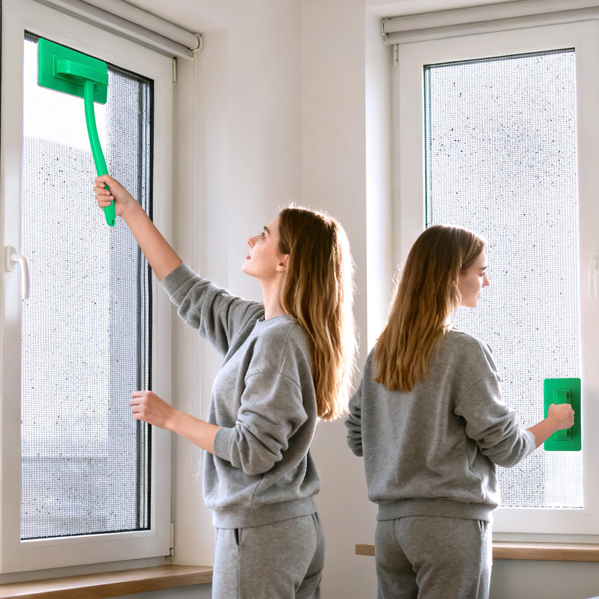 Mesh Screen Cleaner, Detachable Window Screen Cleaning Brush R4046